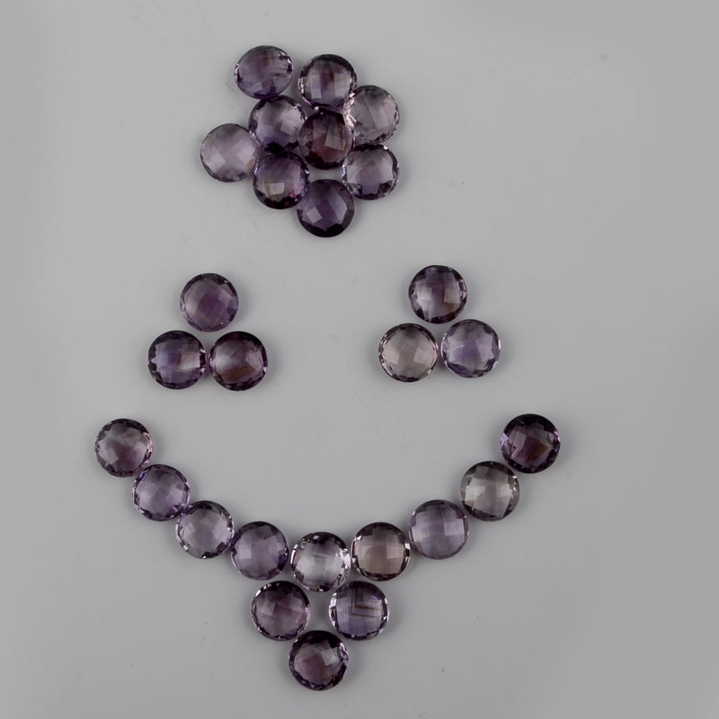 140.74 Carat Round Purple Amethyst Gemstone