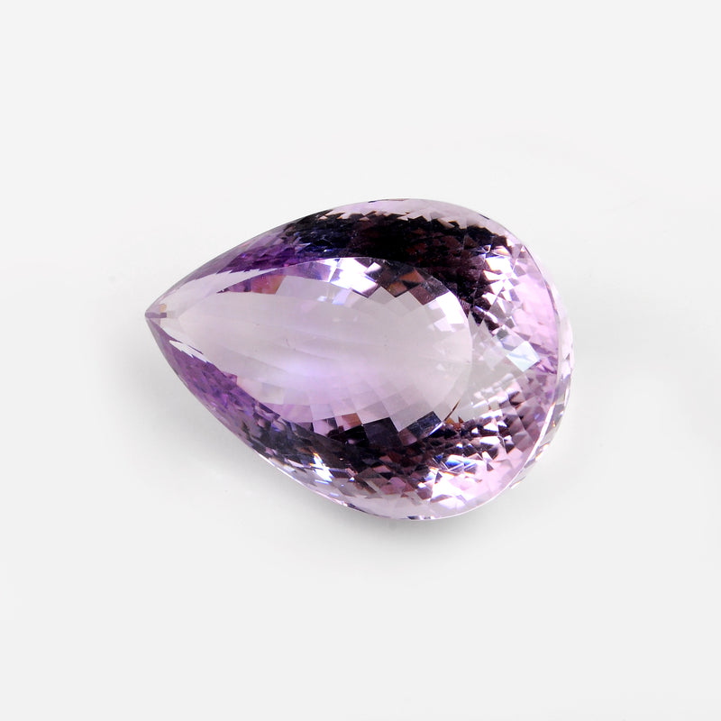 1 pcs Amethyst  - 151.36 ct - Pear - Purple - Transparent