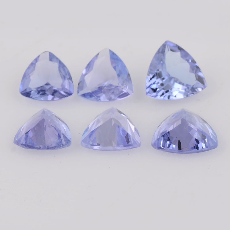 4.48 Carat Triangle Blue Tanzanite Gemstone