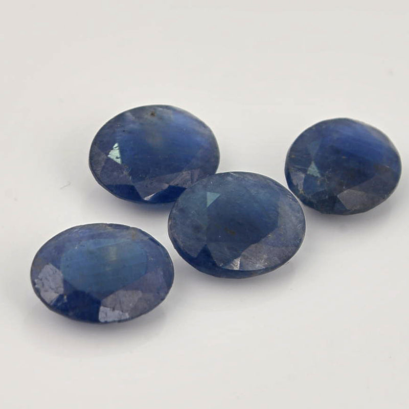 10.95 Carat Blue Color Oval Sapphire Gemstone