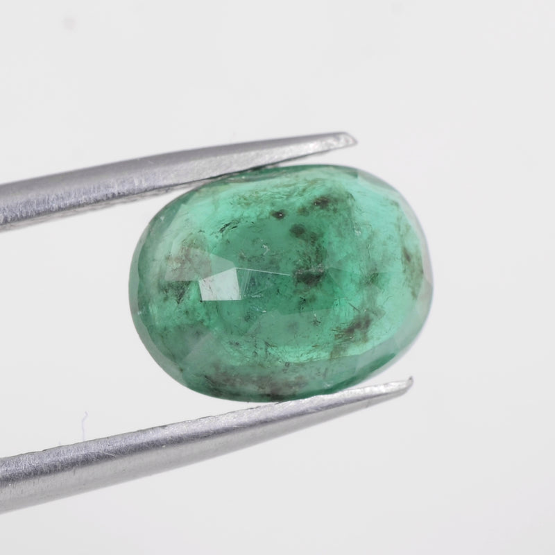 12.1 Carat Oval Green Emerald Gemstone