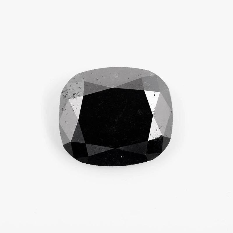 Cushion Fancy Black Color Diamond 10.53 Carat - AIG Certified