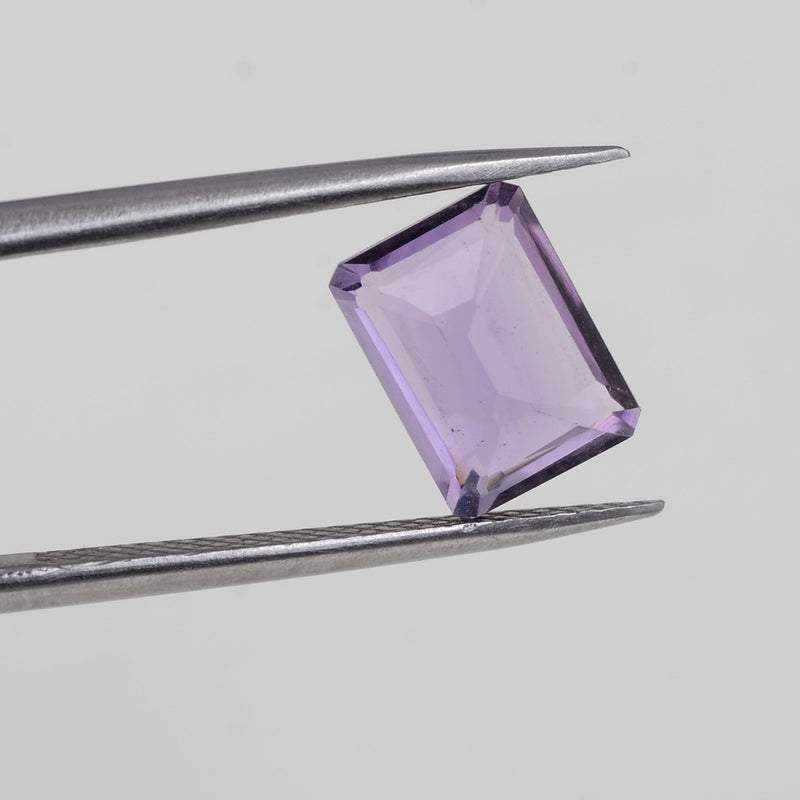 11.05 Carat Octagon Purple Amethyst Gemstone