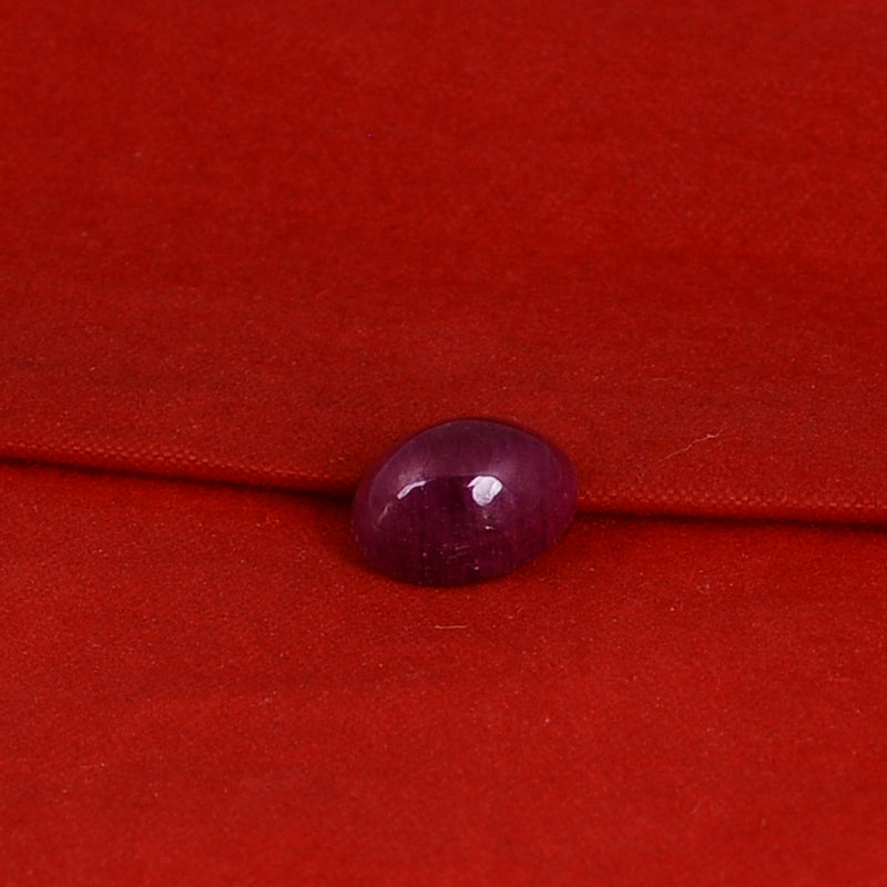 2.97 Carat Red Color Oval Ruby Gemstone