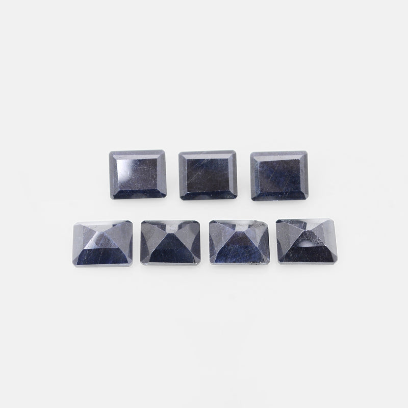 7 pcs Sapphire  - 90.71 ct - Octagon - Blue