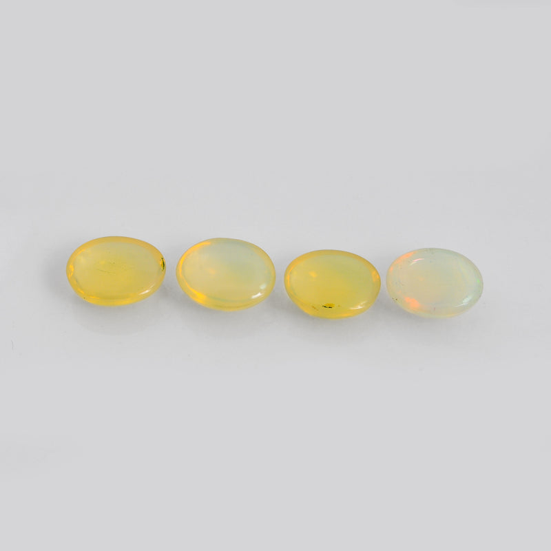 6.8 Carat White Color Oval Opal Gemstone
