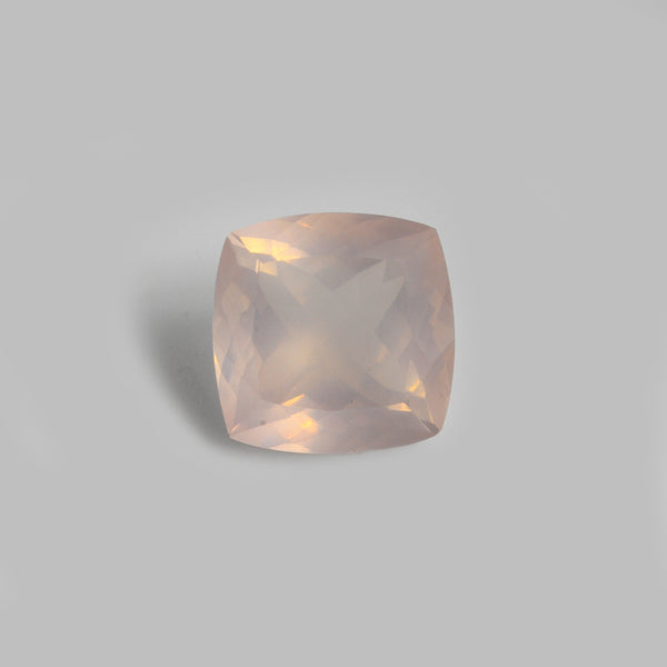38.05 Carat Pink Color Cushion Rose Quartz Gemstone