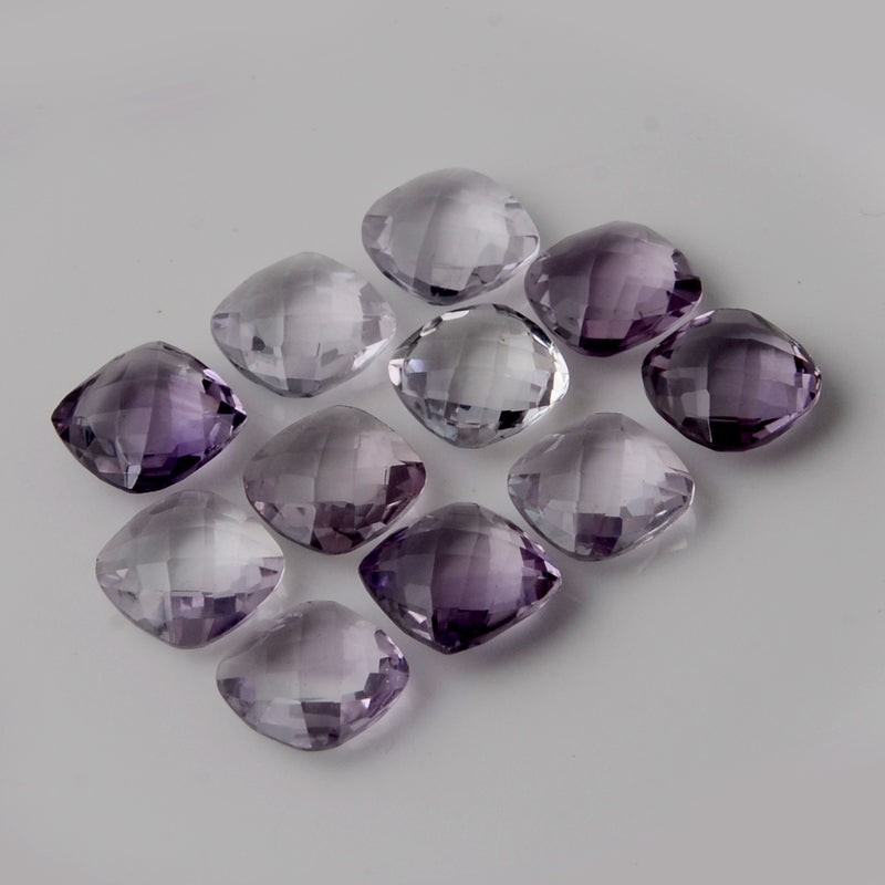 56.04 Carat Cushion Purple Amethyst Gemstone