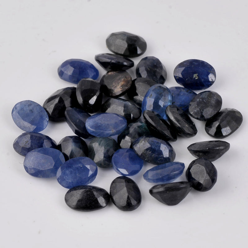 32.65 Carat Blue Color Oval Sapphire Gemstone