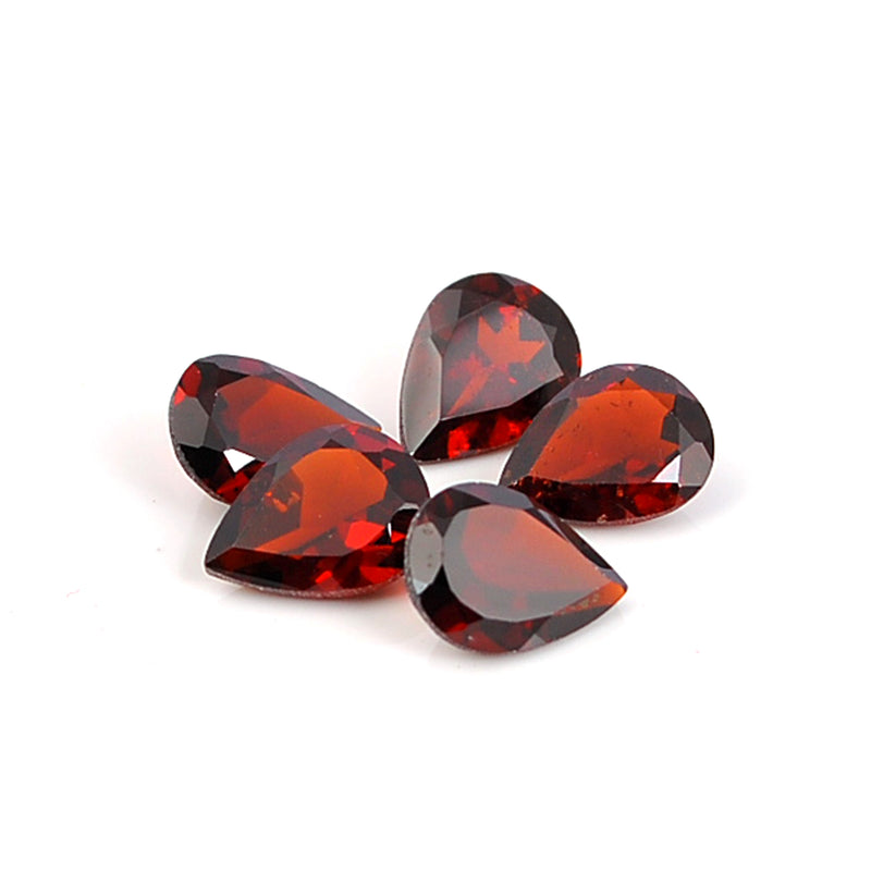 6.19 Carat Red Color Pear Garnet Gemstone