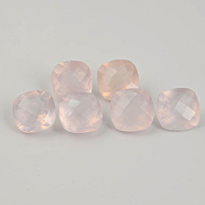 30.50 Carat Pink Color Cushion Rose Quartz Gemstone