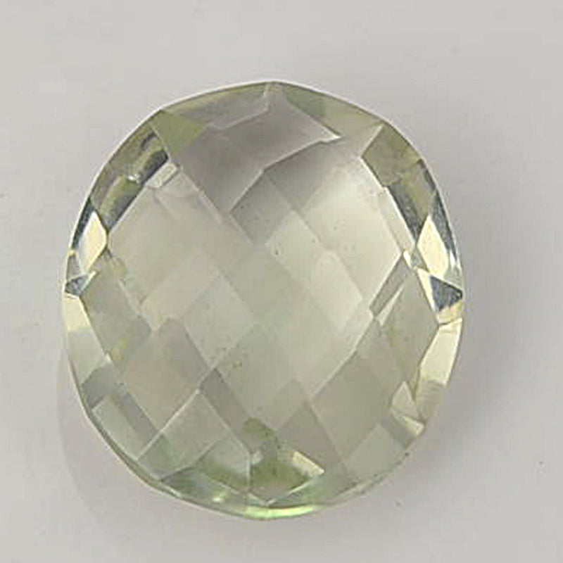 3.69 Carat Green Color Oval Amethyst Gemstone
