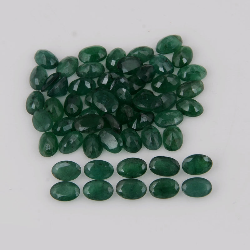 23.65 Carat Oval Green Emerald Gemstone