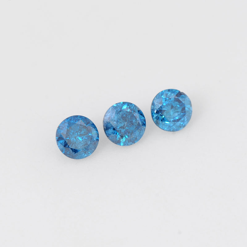 Round Fancy Blue Color Diamond 1.05 Carat - AIG Certified