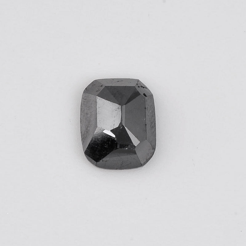 4.83 Carat Brilliant Cornered Rectangular Fancy Black Diamond-AIG Certified