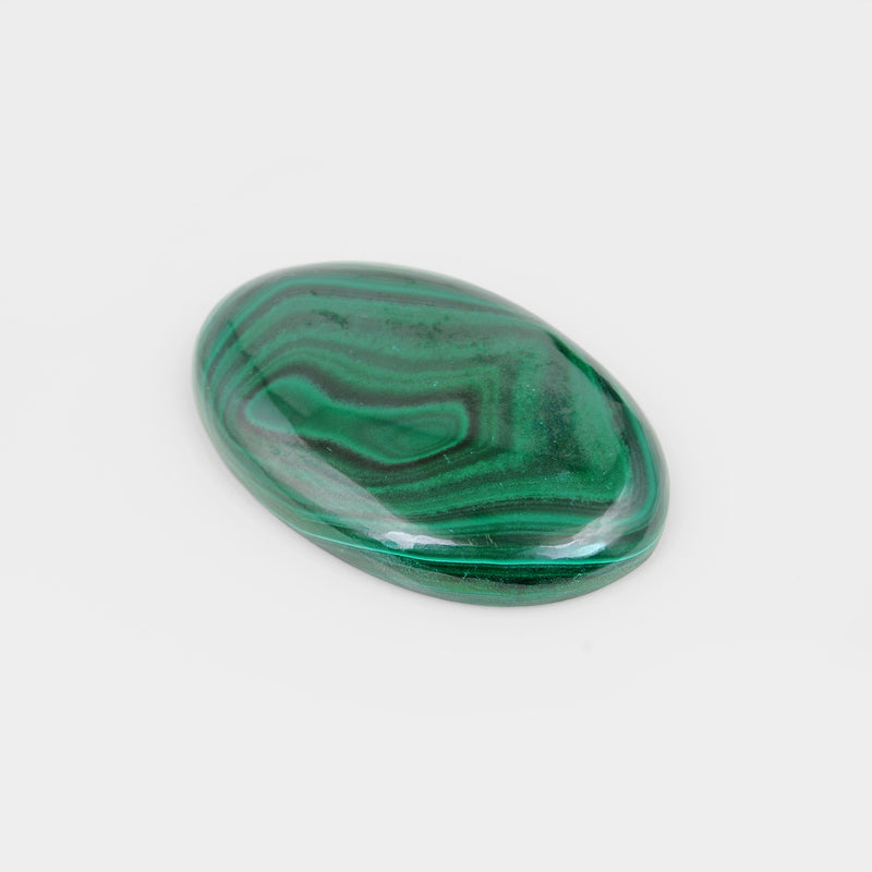 Oval Green Color Malachite Gemstone 173.24 Carat
