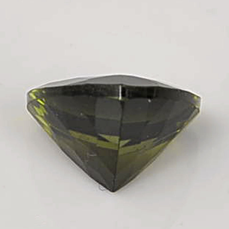 1.55 Carat Green Color Trillion Tourmaline Gemstone