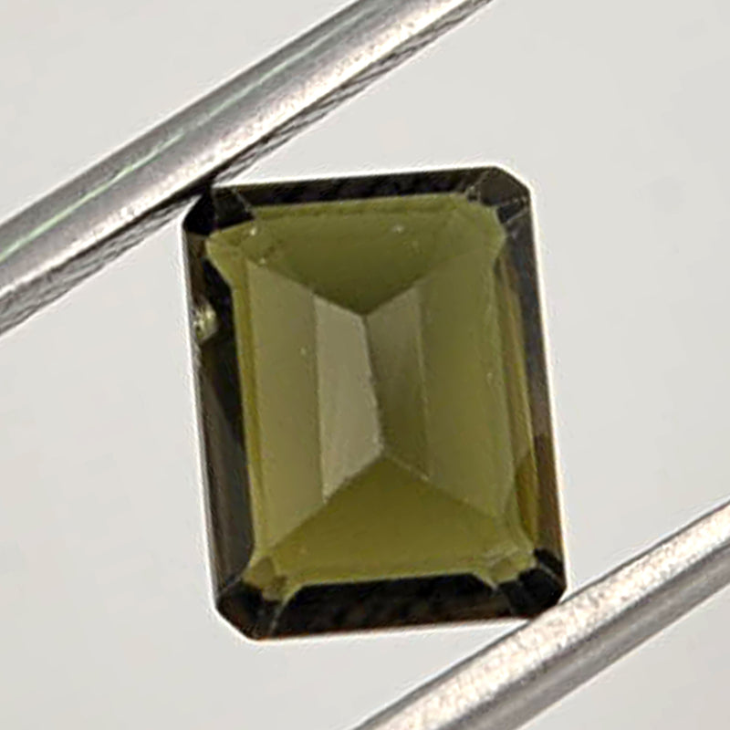2.75 Carat Green Color Octagon Tourmaline Gemstone
