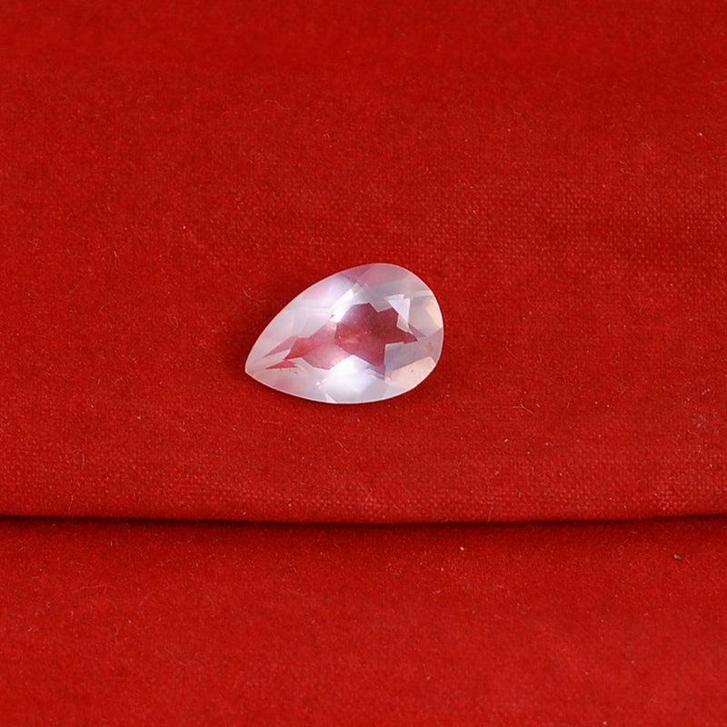2.70 Carat Pink Color Pear Rose Quartz Gemstone