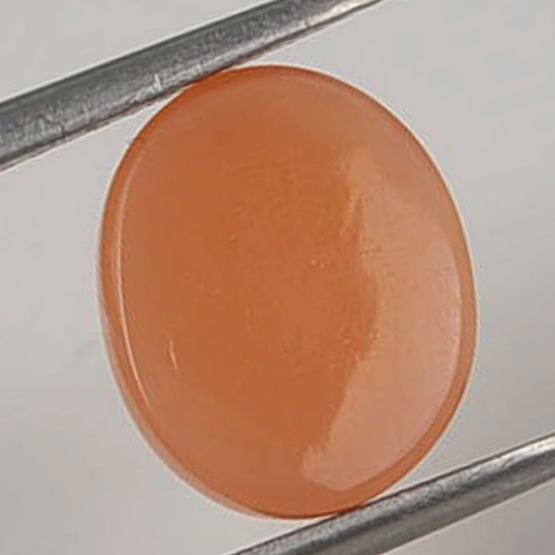 8.3 Carat Orange Color Oval Moonstone Gemstone