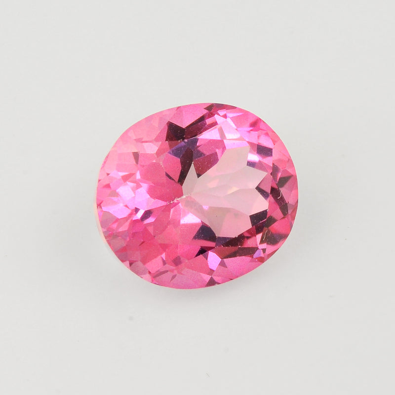 Oval Pink Topaz Gemstone 10.64 Carat