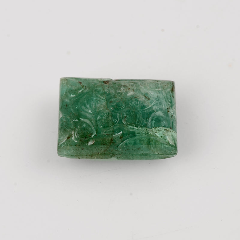 1 pcs Emerald  - 24.5 ct - Octagon - Green