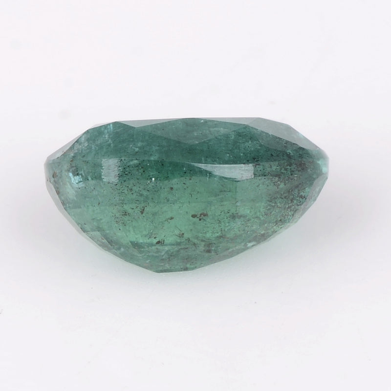 1 pcs Emerald  - 9.18 ct - Oval - Green - Transparent