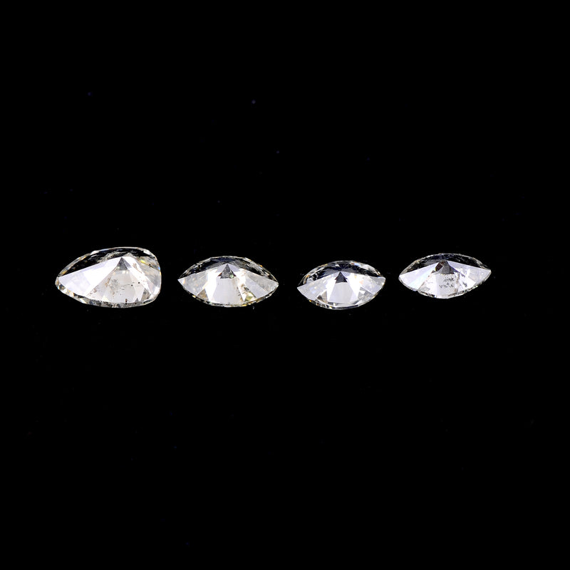 Marquise & Pear L - M Color Diamond 0.95 Carat - AIG Certified
