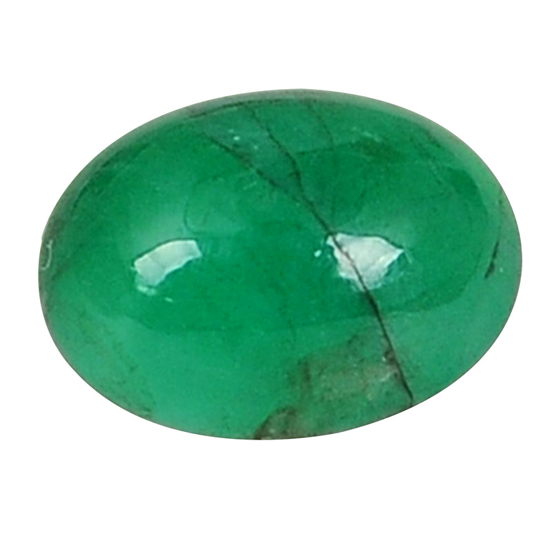 Oval Green Color Emerald Gemstone 4.60 Carat