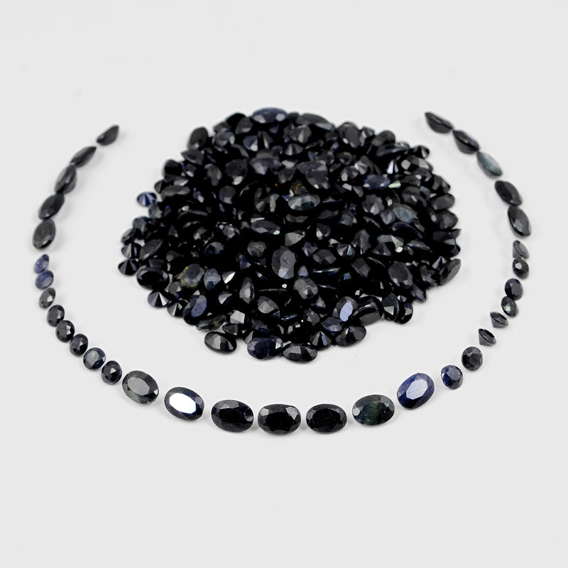 200 Carat Blue Color Mix Shape Sapphire Gemstone
