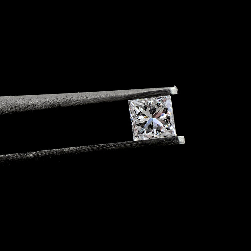 Princess D - F Color Diamond 0.24 Carat - AIG Certified