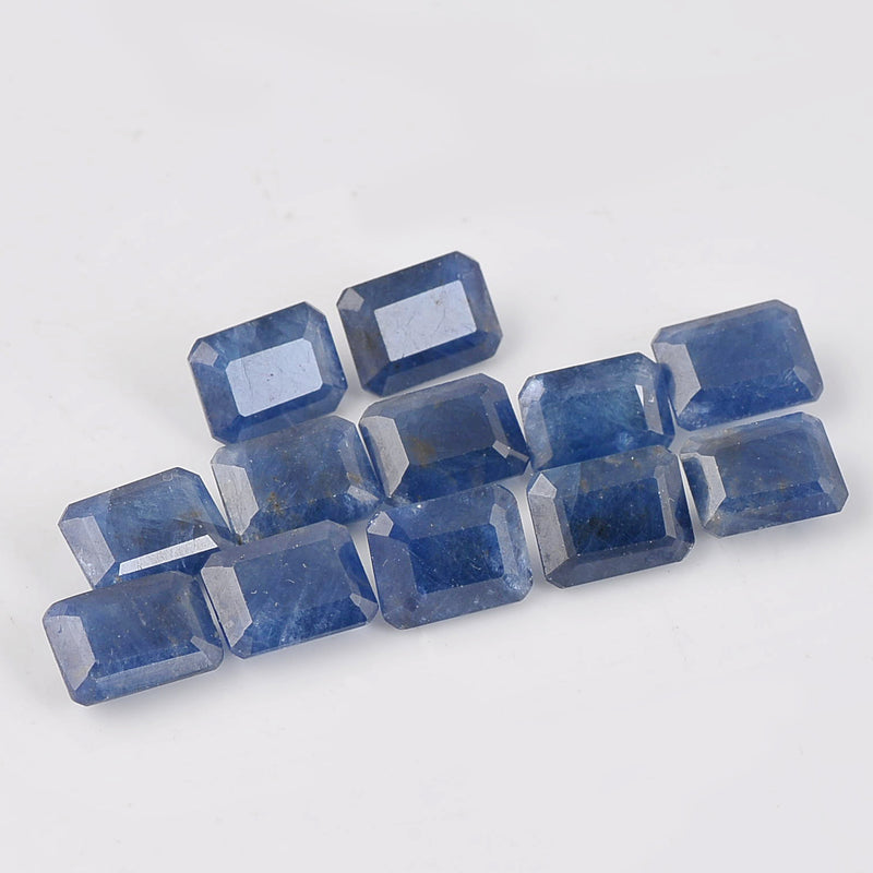 25.60 Carat Blue Color Octagon Sapphire Gemstone