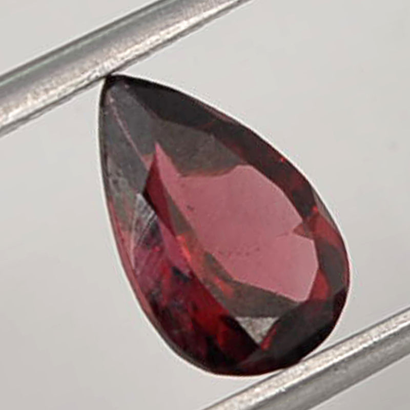 3.32 Carat Red Color Pear Rhodolite Garnet Gemstone