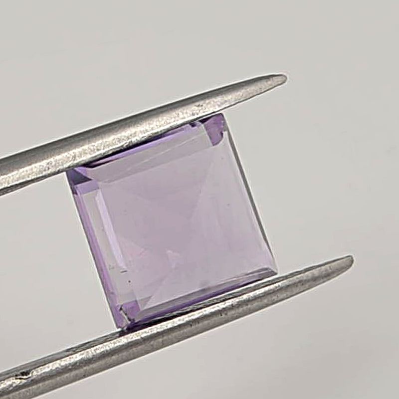 11.90 Carat Purple Color Square Amethyst Gemstone