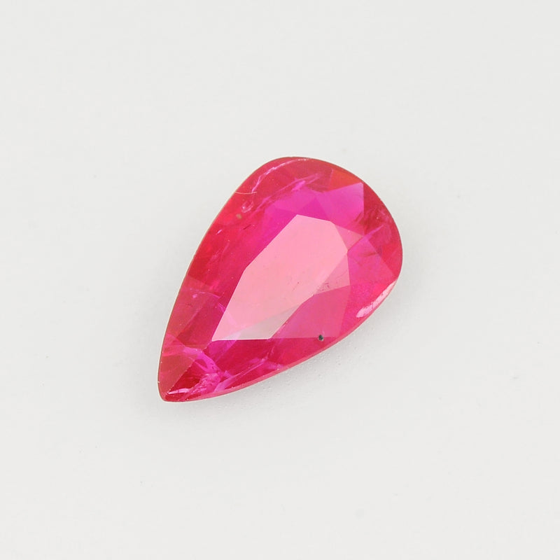 Pear Red Color Ruby Gemstone 2.08 Carat