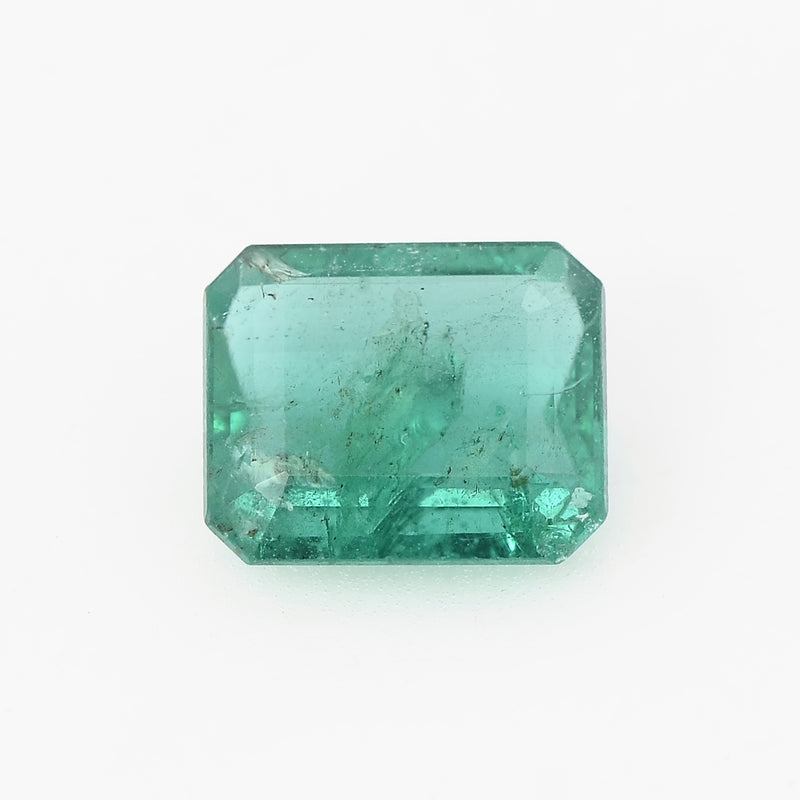 1 pcs Emerald  - 3.06 ct - Octagon - Green - Transparent