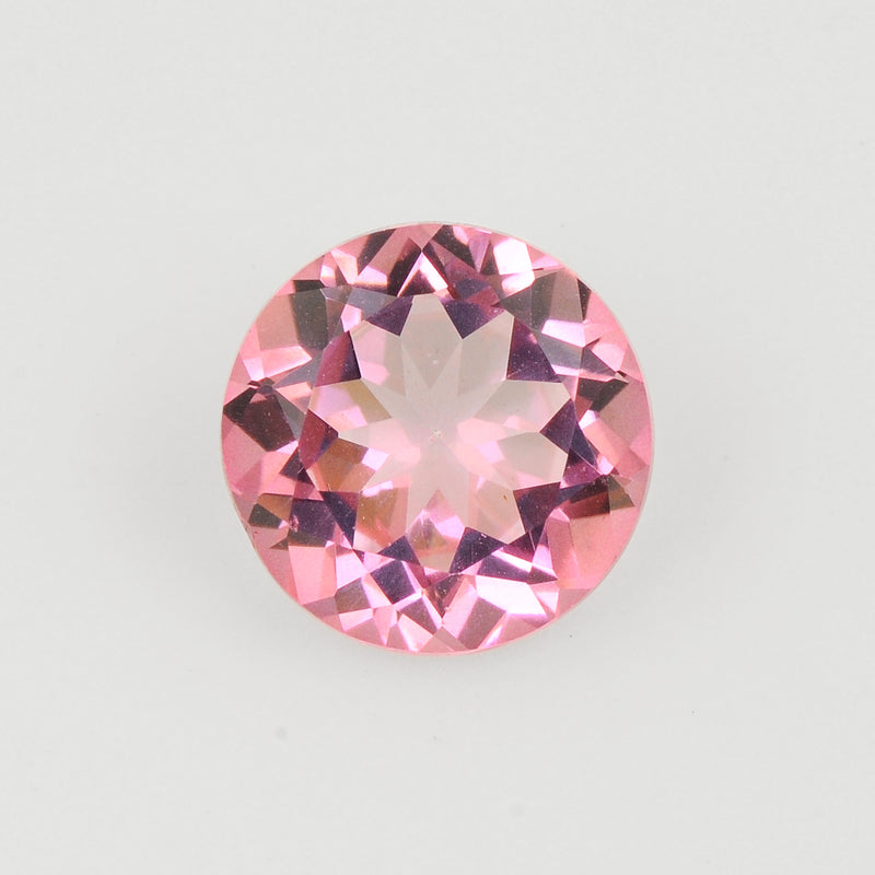 Round Pink Topaz Gemstone 7.17 Carat