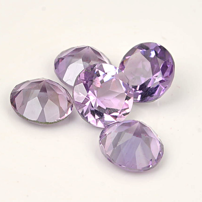 16.88 Carat Purple Color Round Amethyst Gemstone