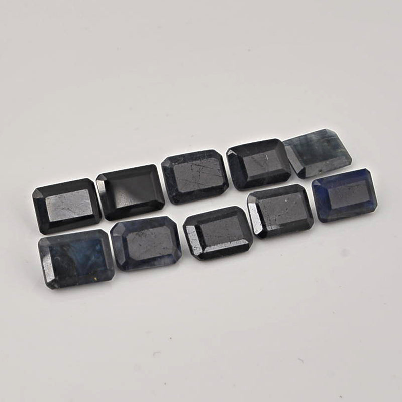11.05 Carat Blue Color Octagon Sapphire Gemstone