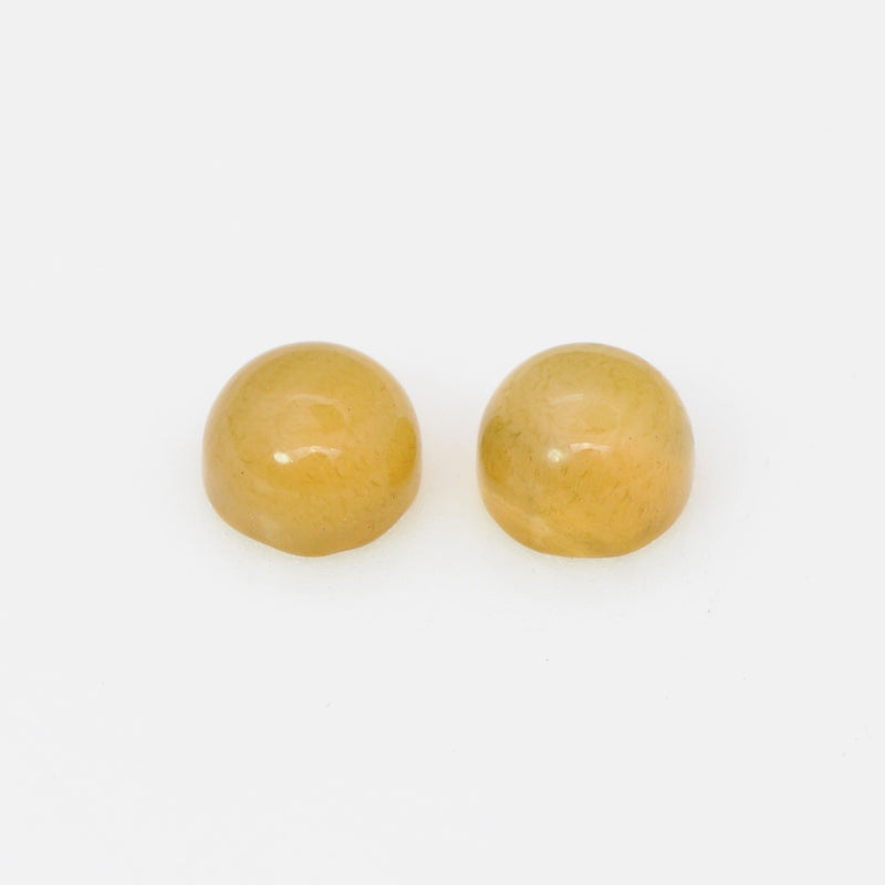 Round Yellow Color Honey Moonstone Gemstone 1.15 Carat