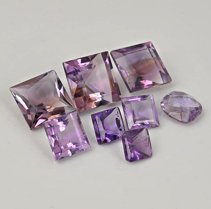 22.75 Carat Purple Color Square Amethyst Gemstone
