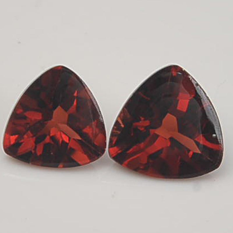 4.10 Carat Red Color Trillion Garnet Gemstone