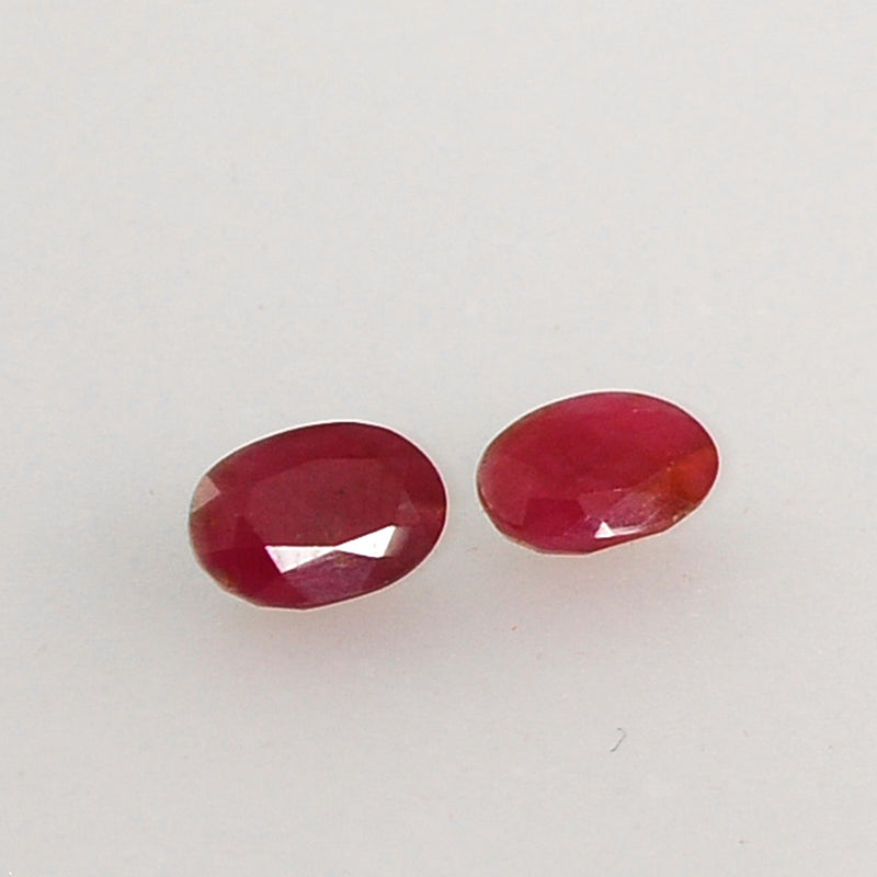 2.65 Carat Red Color Oval Ruby Gemstone