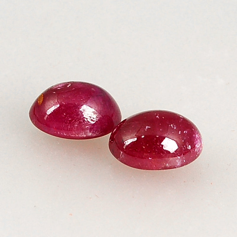 8.55 Carat Red Color Oval Ruby Gemstone