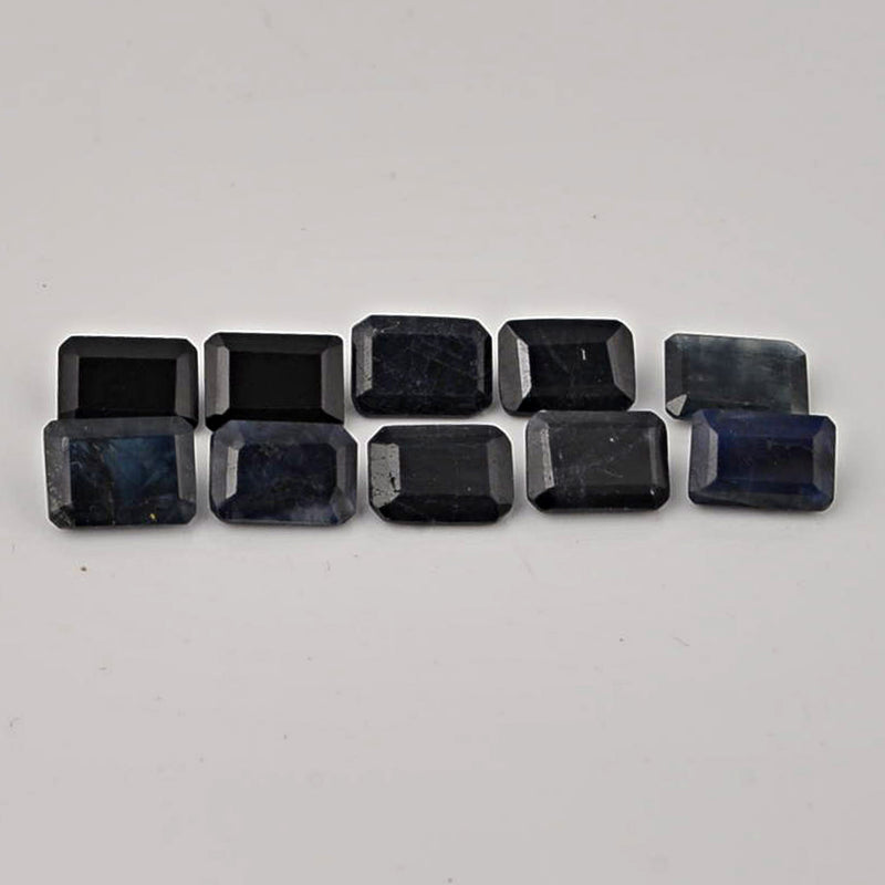 11.05 Carat Blue Color Octagon Sapphire Gemstone