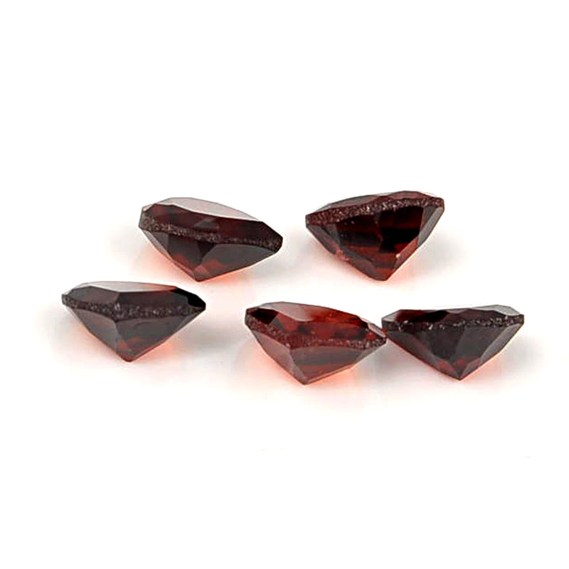 4.48 Carat Red Color Heart Garnet Gemstone
