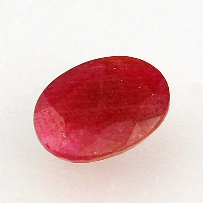 1 pcs Ruby  - 3.05 ct - Oval - Red