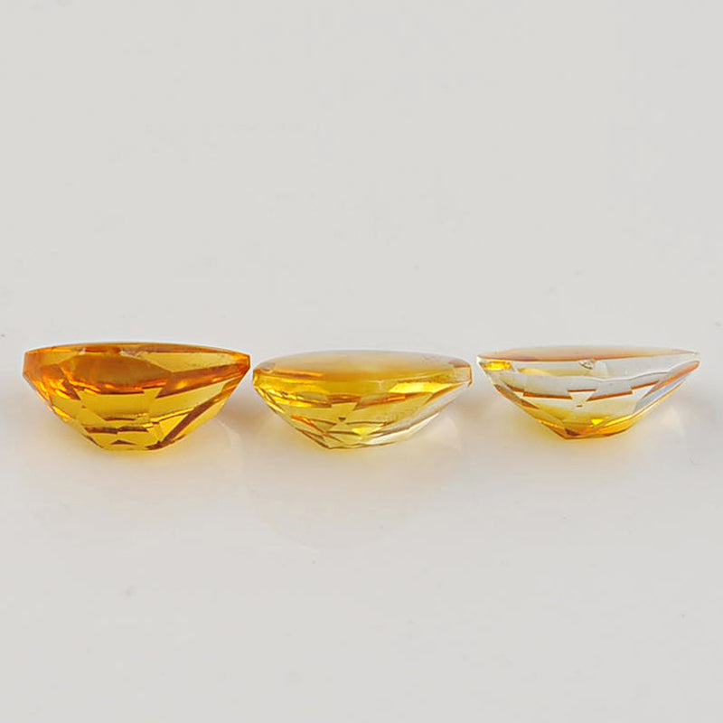 2.6 Carat Yellow Color Pear Citrine Gemstone
