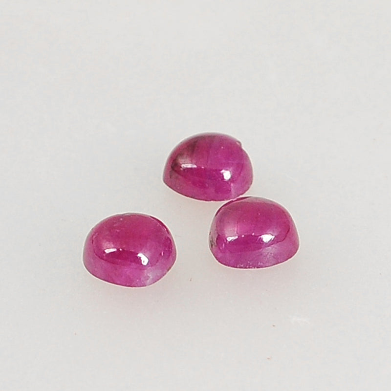 3.50 Carat Red Color Heart Ruby Gemstone
