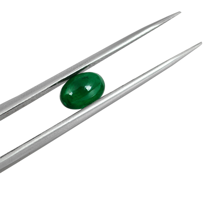 Oval Green Color Emerald Gemstone 0.95 Carat